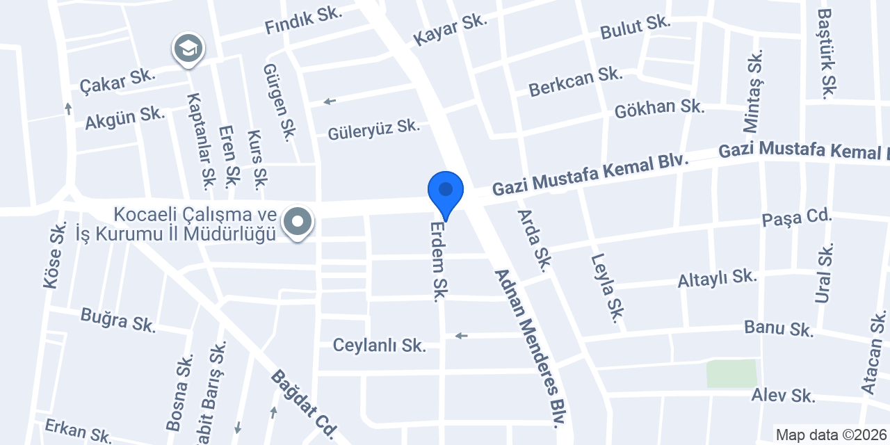 İzmit Masöz Gözde konumu