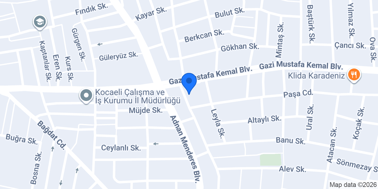 PARTİ İZMİT konumu