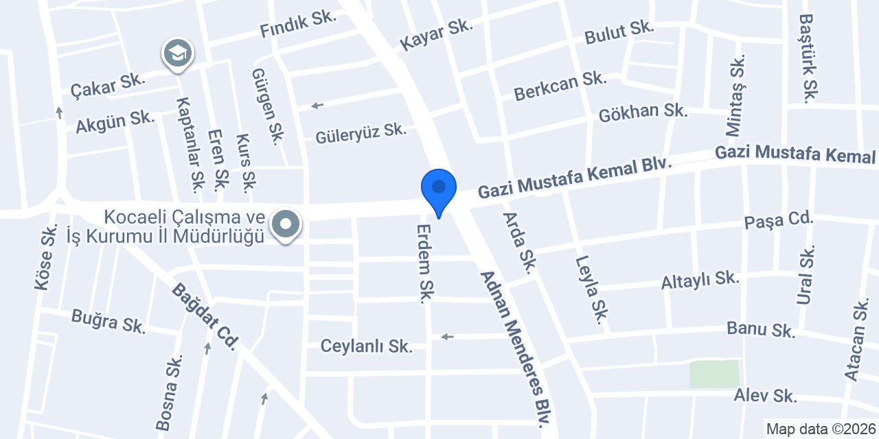 Öztürk Boya - Jotun İzmit Satış Noktası konumu