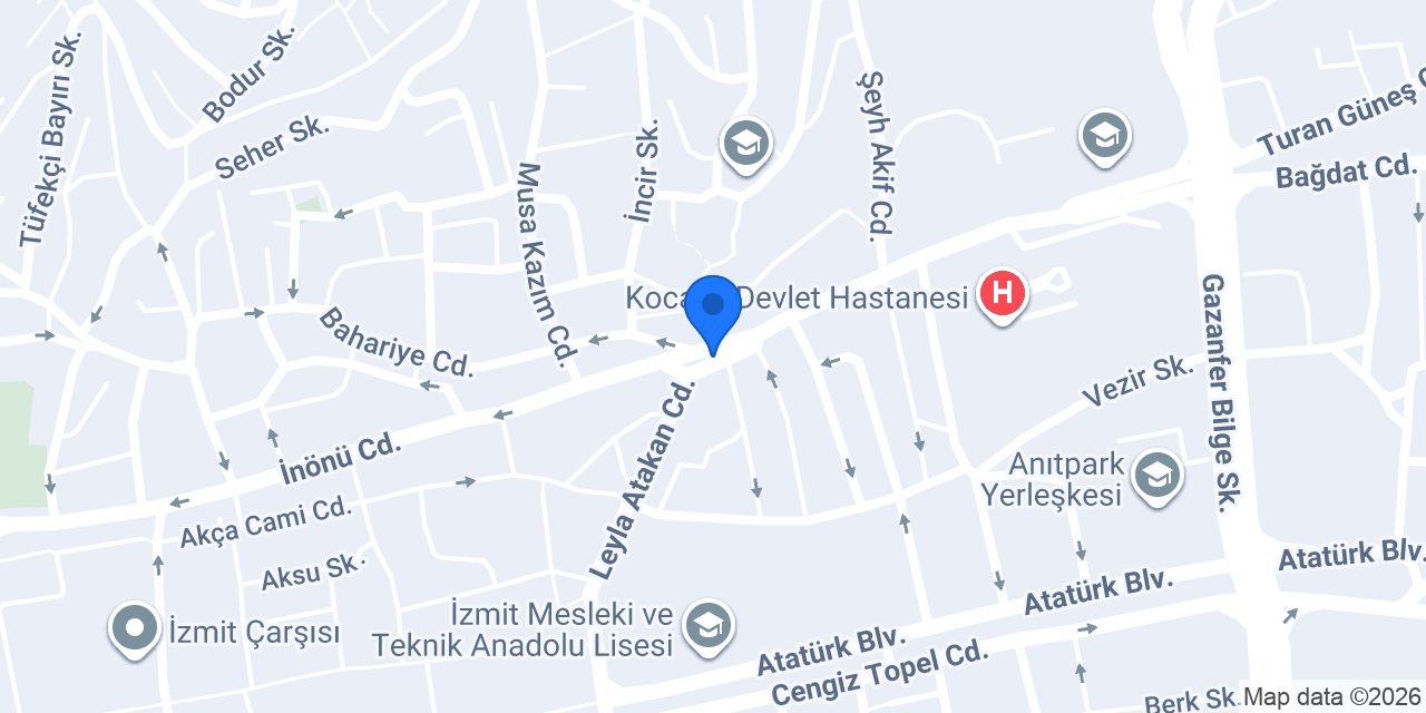 Safi Western Union & DHL Kargo – İzmit konumu