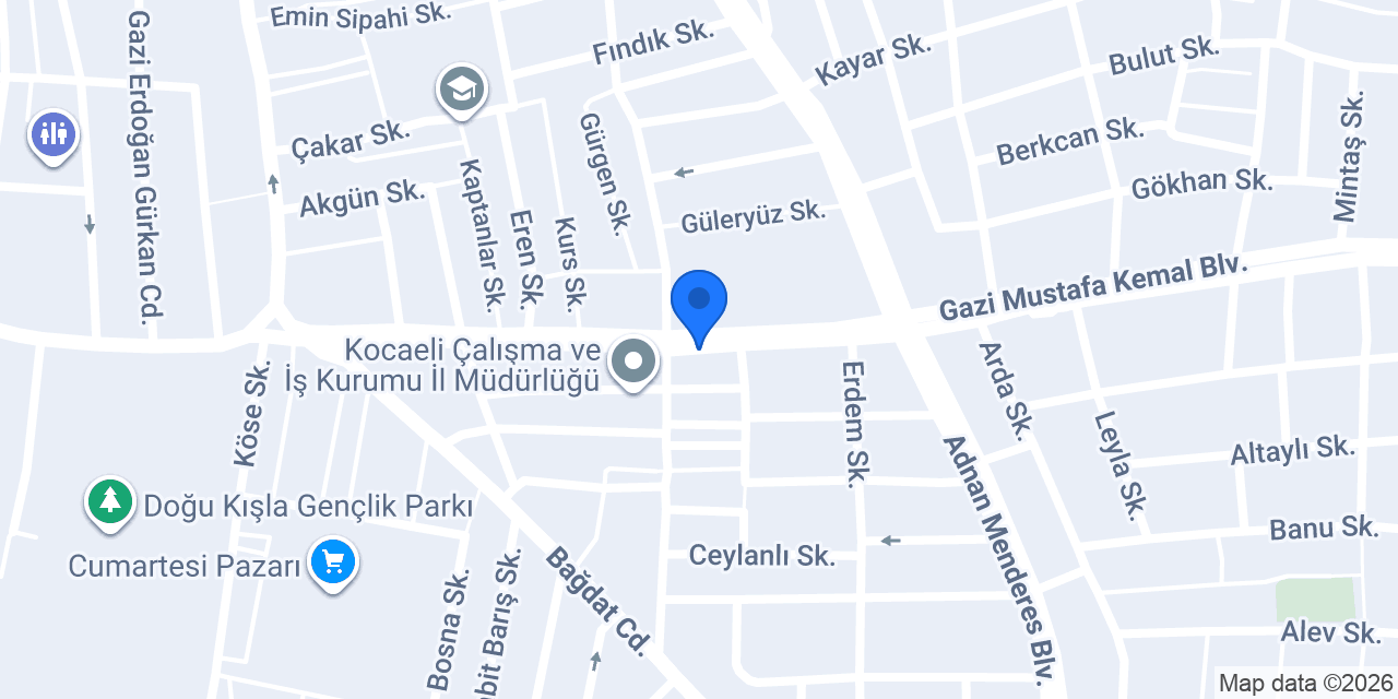 Körfez Kuru Temizleme konumu