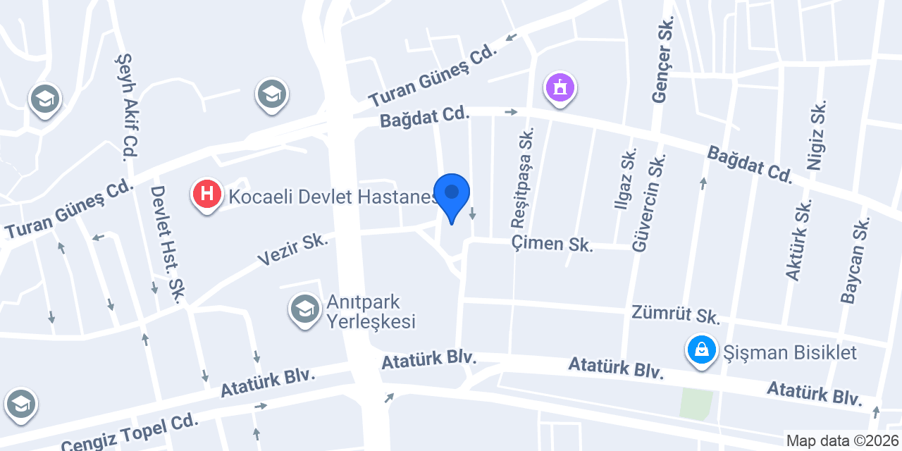 FA MENÜ konumu