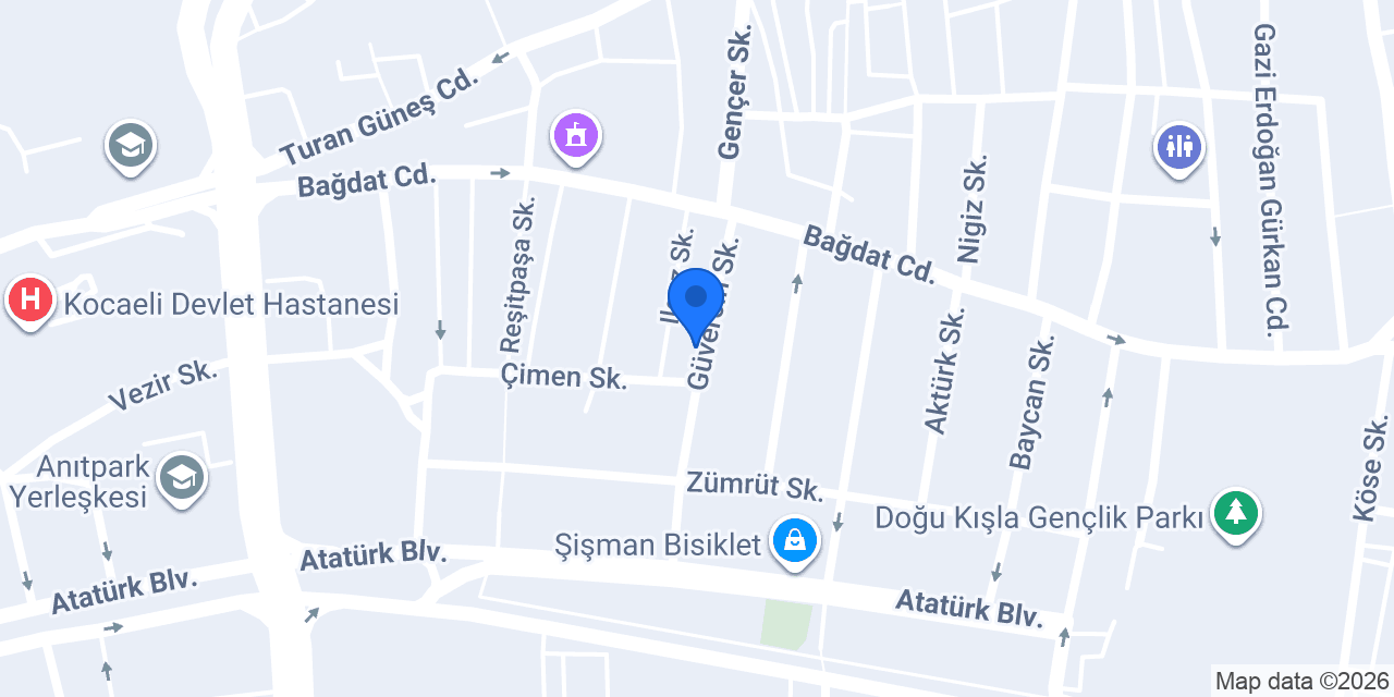 Sunman Mobilya Malzemeleri konumu