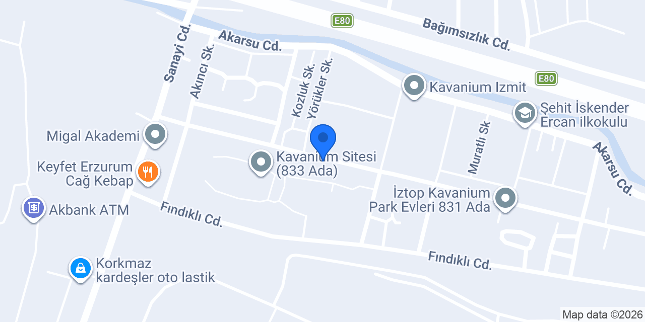 KAVANYUM TAKSI konumu
