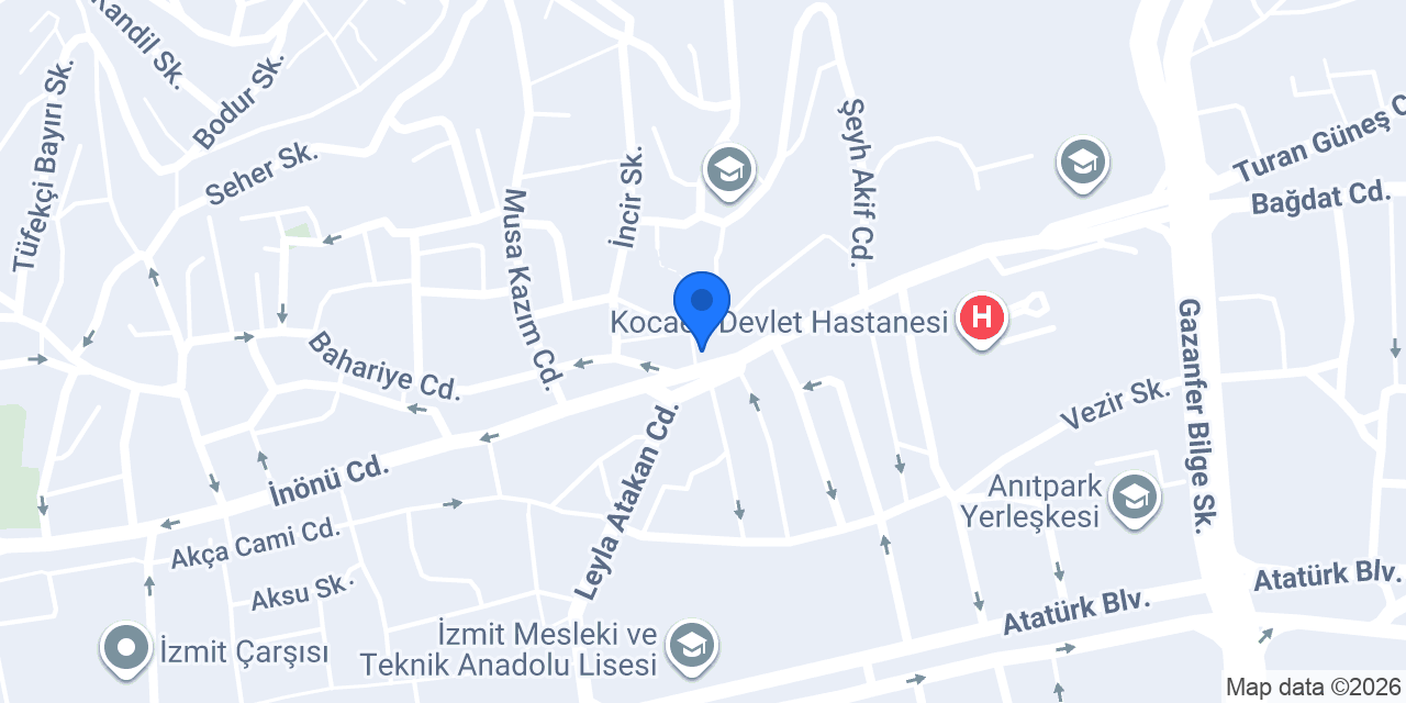Cadde Katık Cedit Şubesi konumu