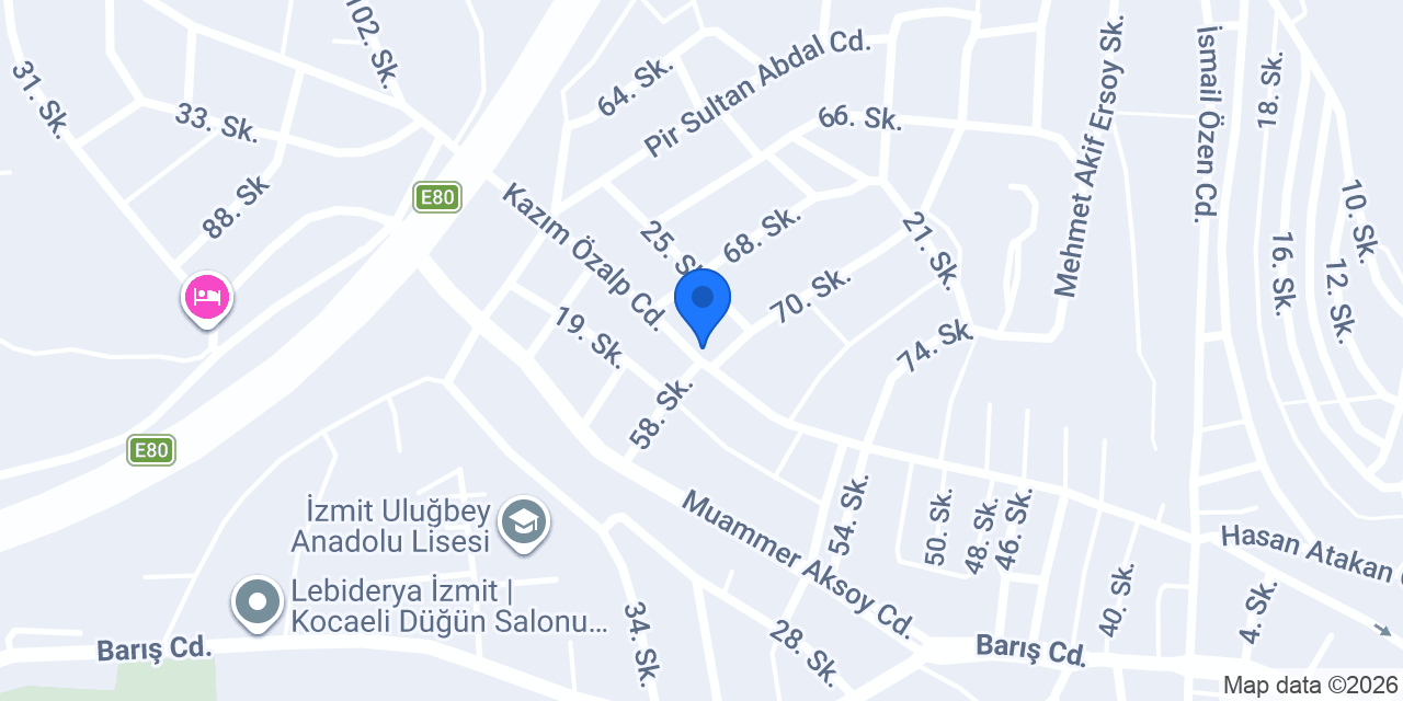Oğul Market konumu