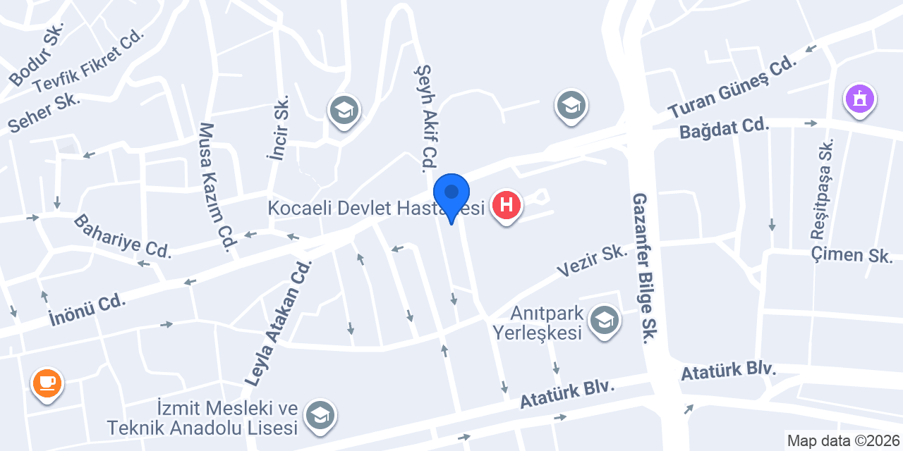 YÜZGÜL Eczanesi konumu