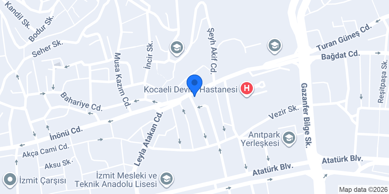 Kocaeli Otopark konumu