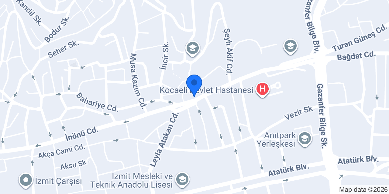 Stüdyo Körfez konumu