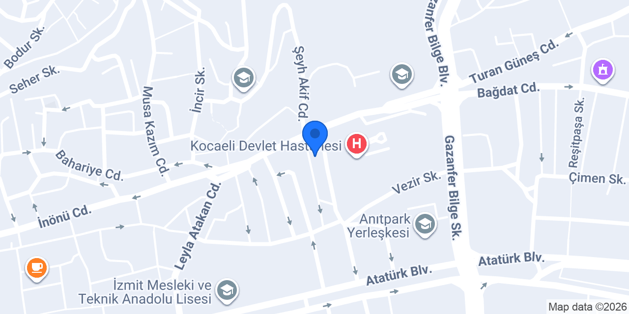 Merkez Serap Eczanesi konumu