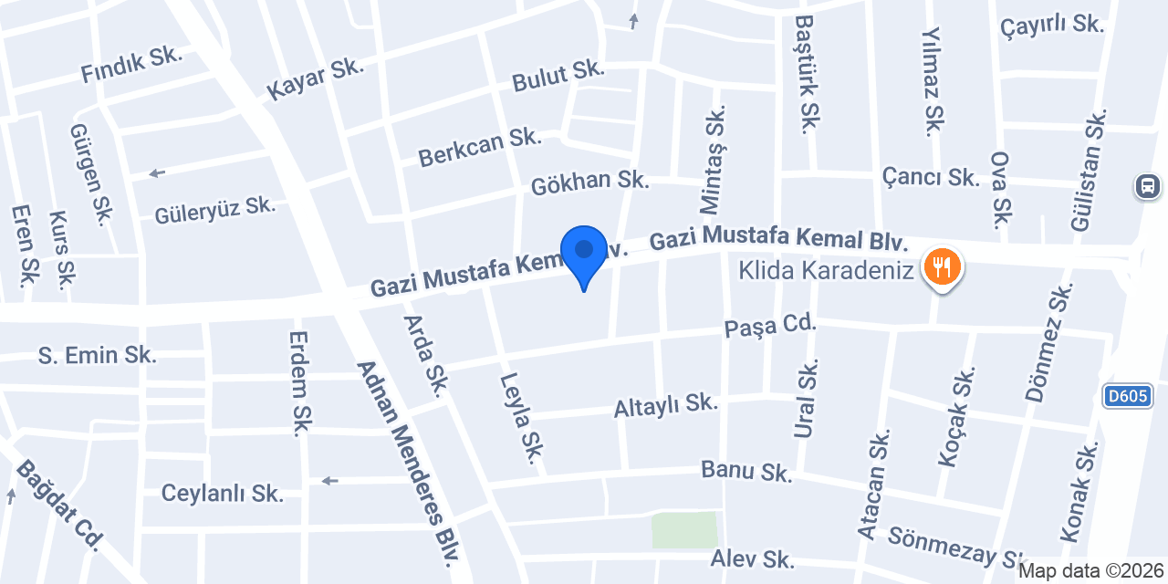 Kocaeli Ticaret İl Müdürlüğü konumu