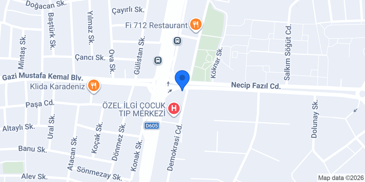 Kaptan Akaryakıt Nak. Ltd. Şti. konumu
