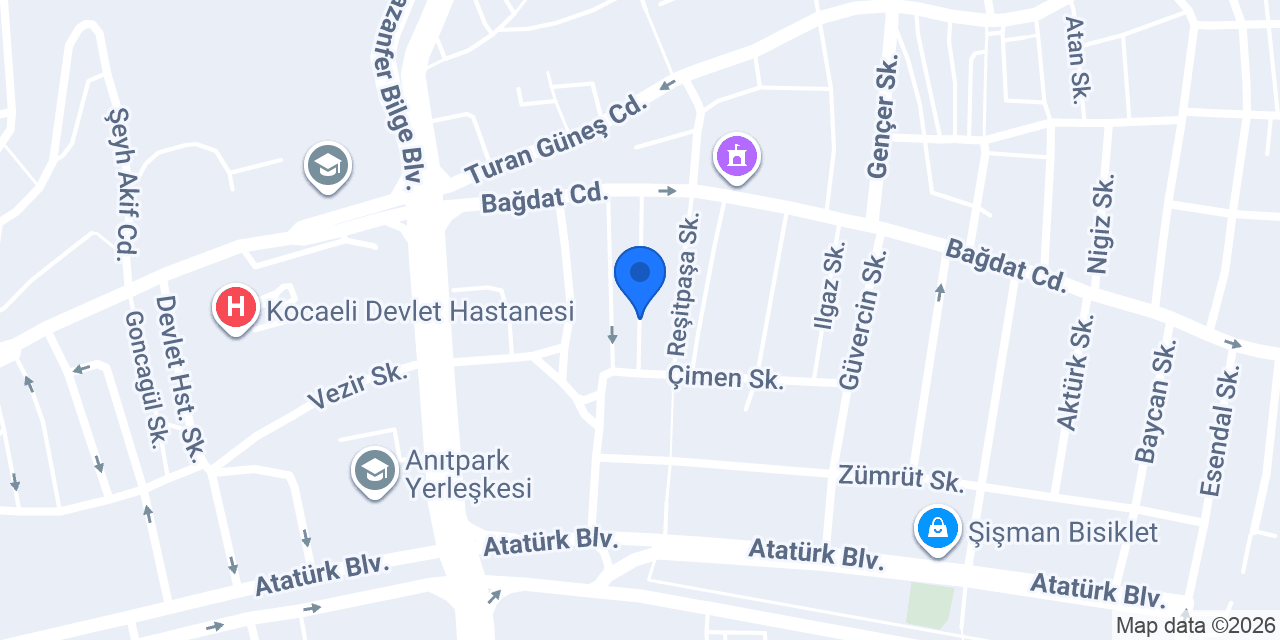 Altun Simit Fırını konumu