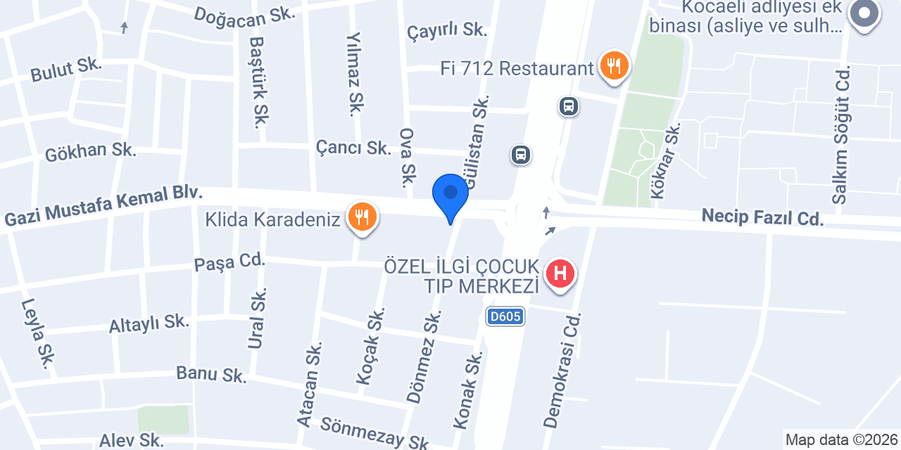 Mustafa Aydın Özer Diş Kliniği konumu