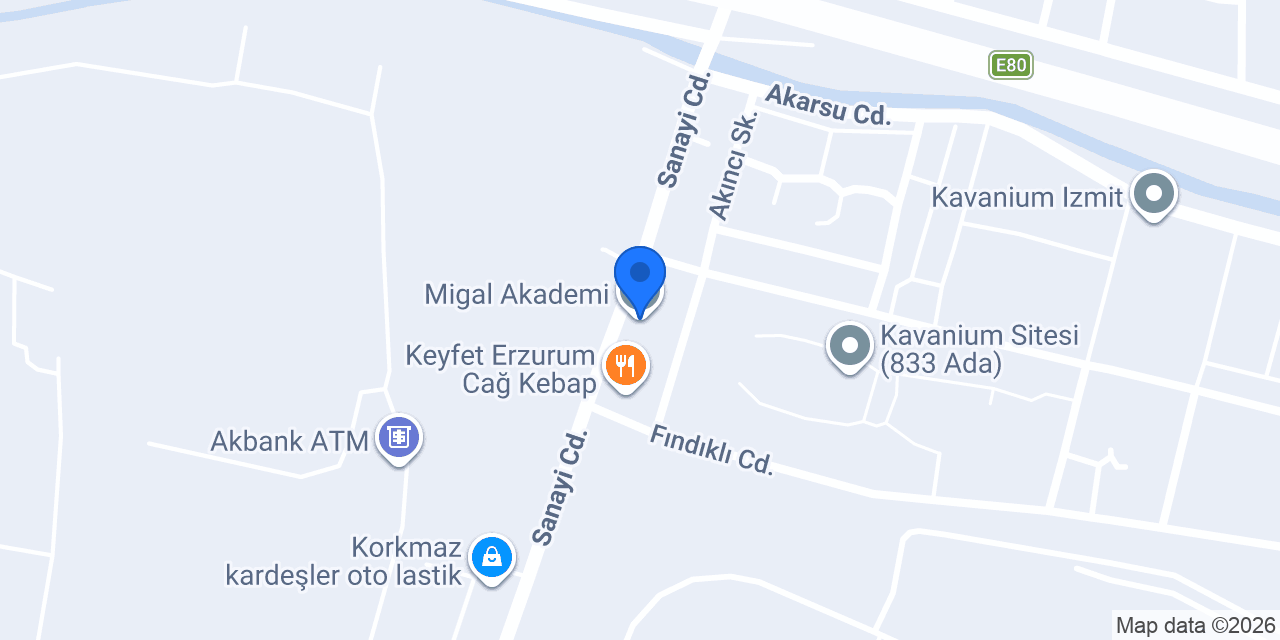 Migal Akademi konumu