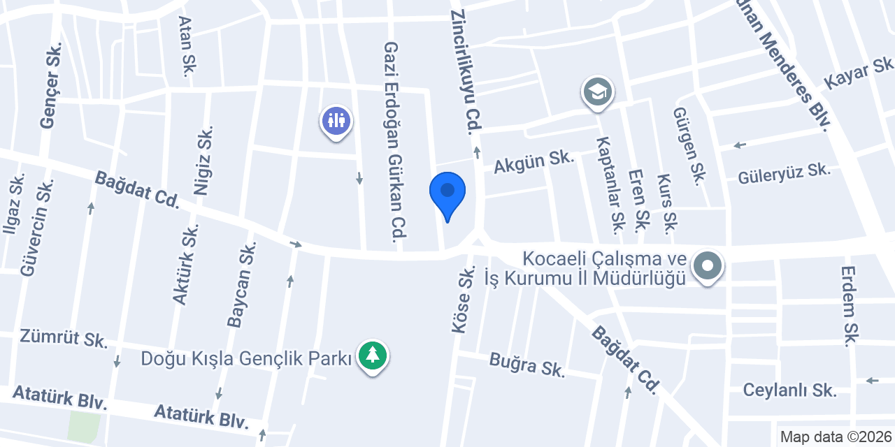 TUSDATA KOCAELİ konumu
