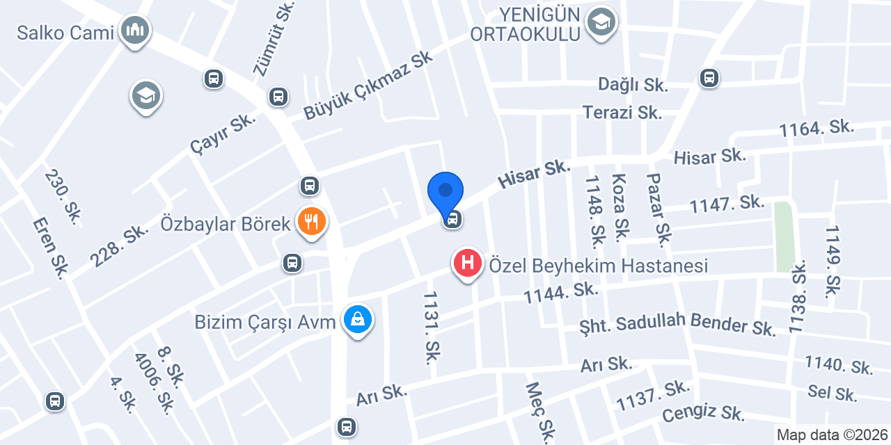 Nef Çiçek Evi konumu