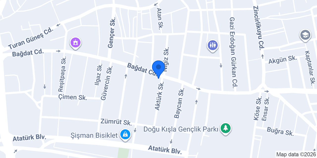 Divanev | Kocaeli Bağdat Caddesi konumu