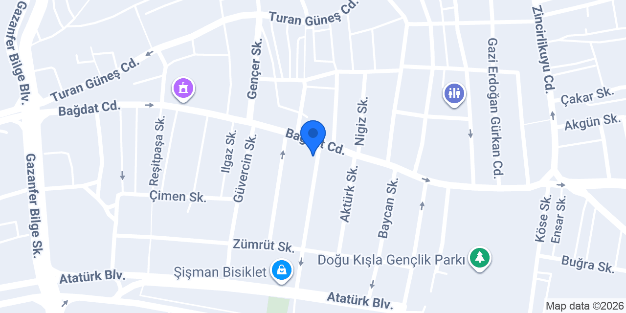 Derin Petshop konumu