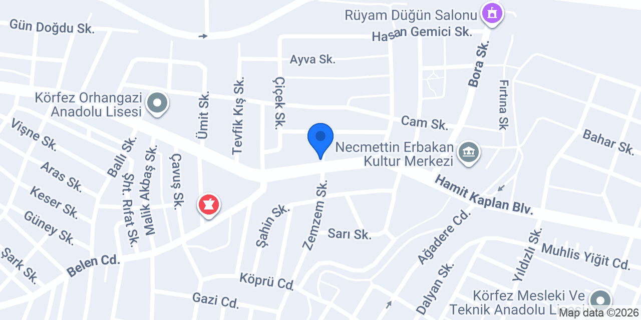 Şengüller Halı Saha konumu