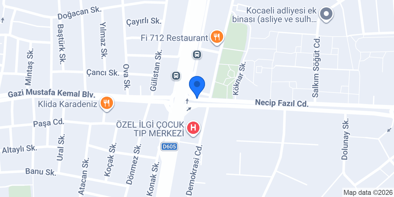 Kocaelim Sürücü Kursu konumu