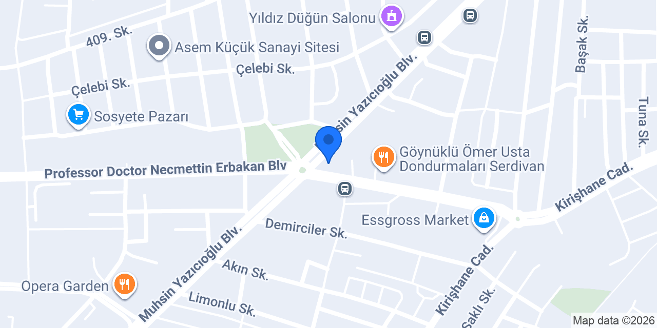 Koç City Plaza konumu