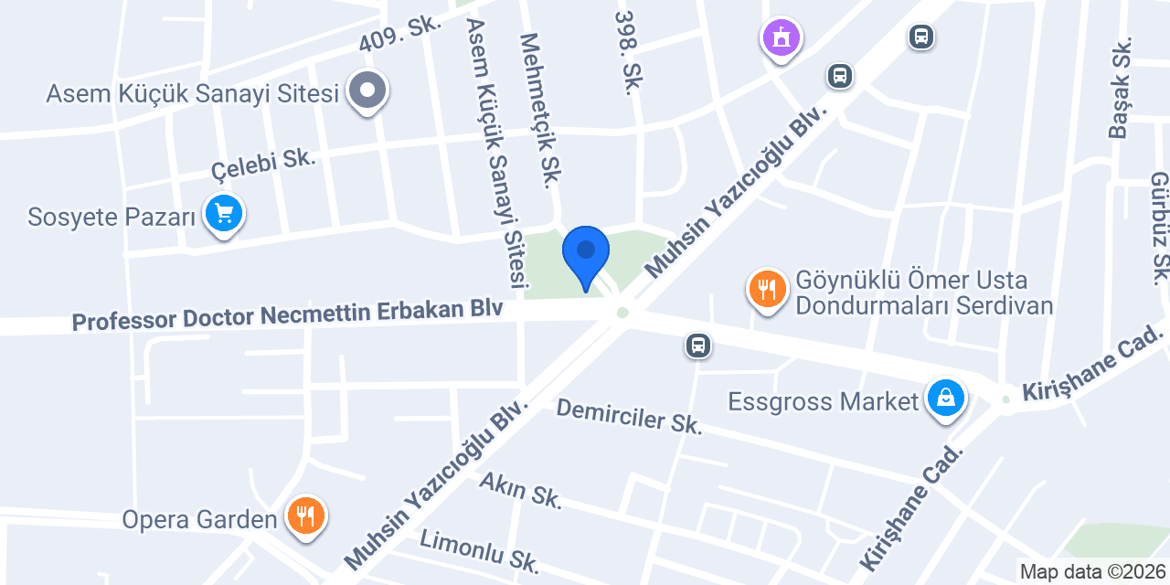 Pandora Vip Sakarya konumu