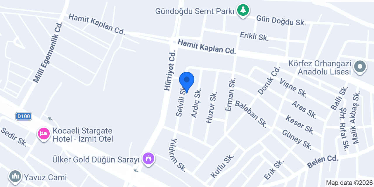 Selvili Orman Ürünleri konumu