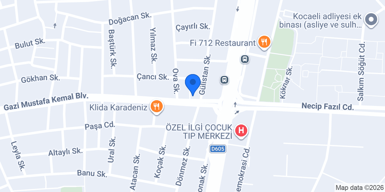 Şahane Restaurant konumu