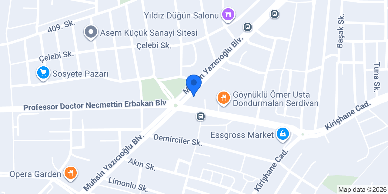 Metehan Optik konumu