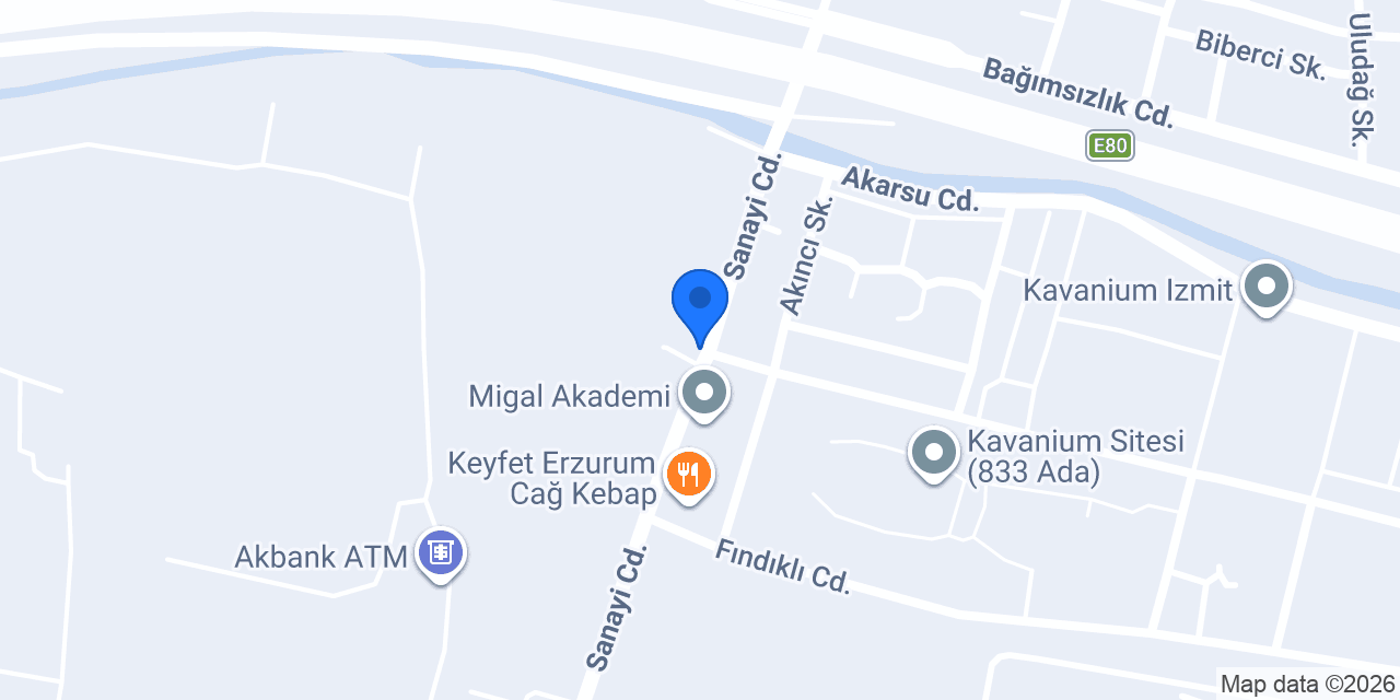 TNY Oto Kiralama konumu