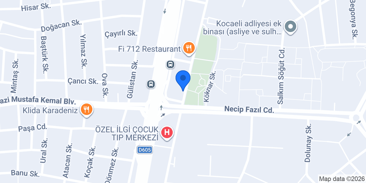 Has künefe İzmit konumu