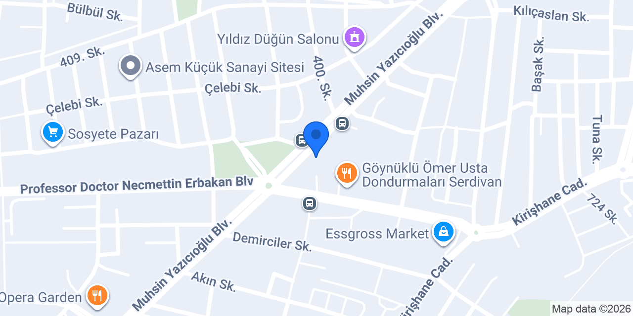 Sakarya Taşöz Dekorasyon İnşaat Malzemeleri konumu