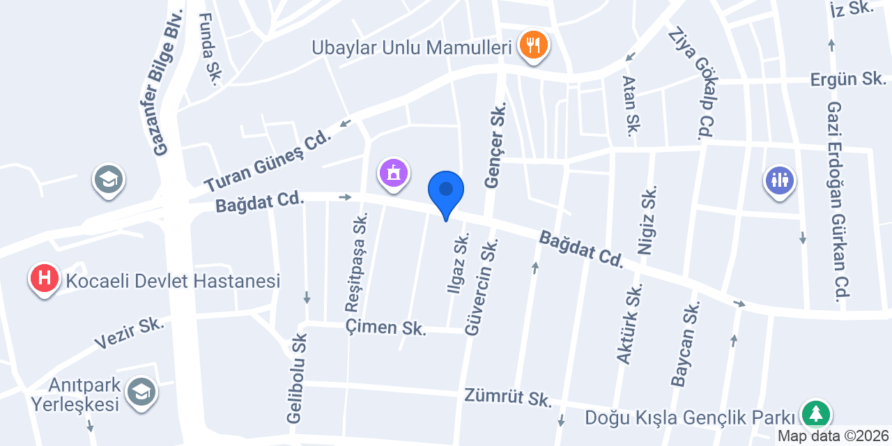 Timur deri konumu