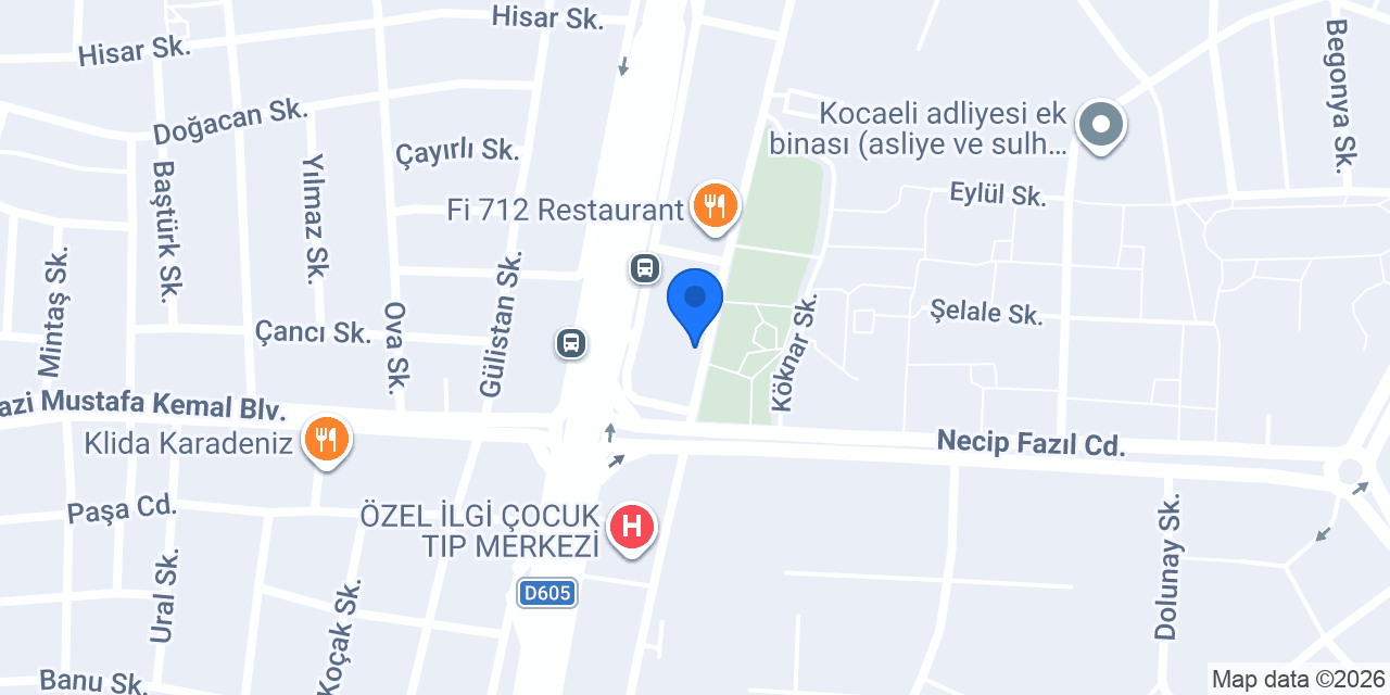 Jumbo Künefe İzmit Yahyakaptan konumu