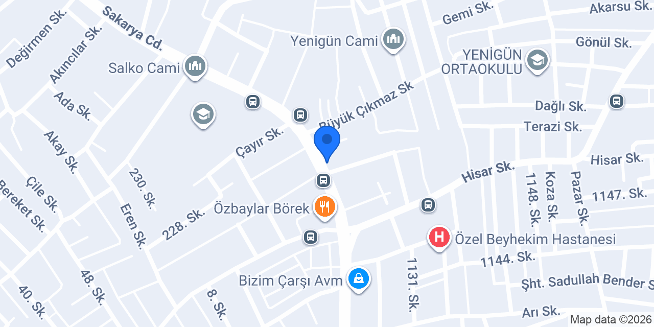 Hanımeli Çiçekçilik konumu