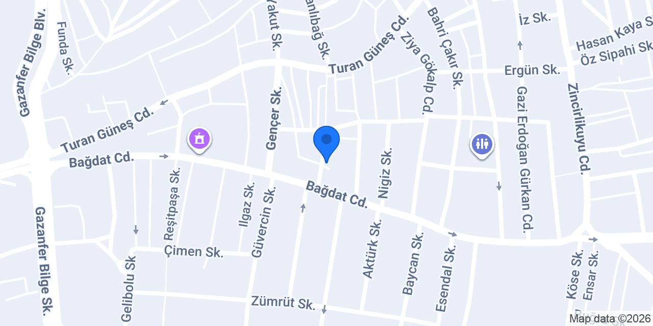 Fevzi Çakmak İlkokulu konumu