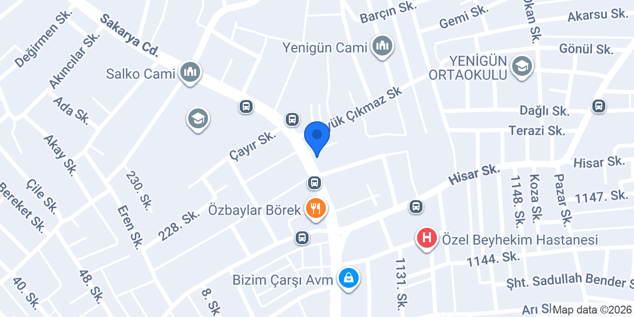 Sakarya Anahtarcı Çilingir konumu