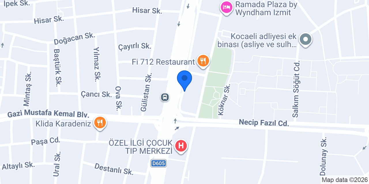 Diyetisyen Tuğçe ŞENGÜL KARAHANCI konumu