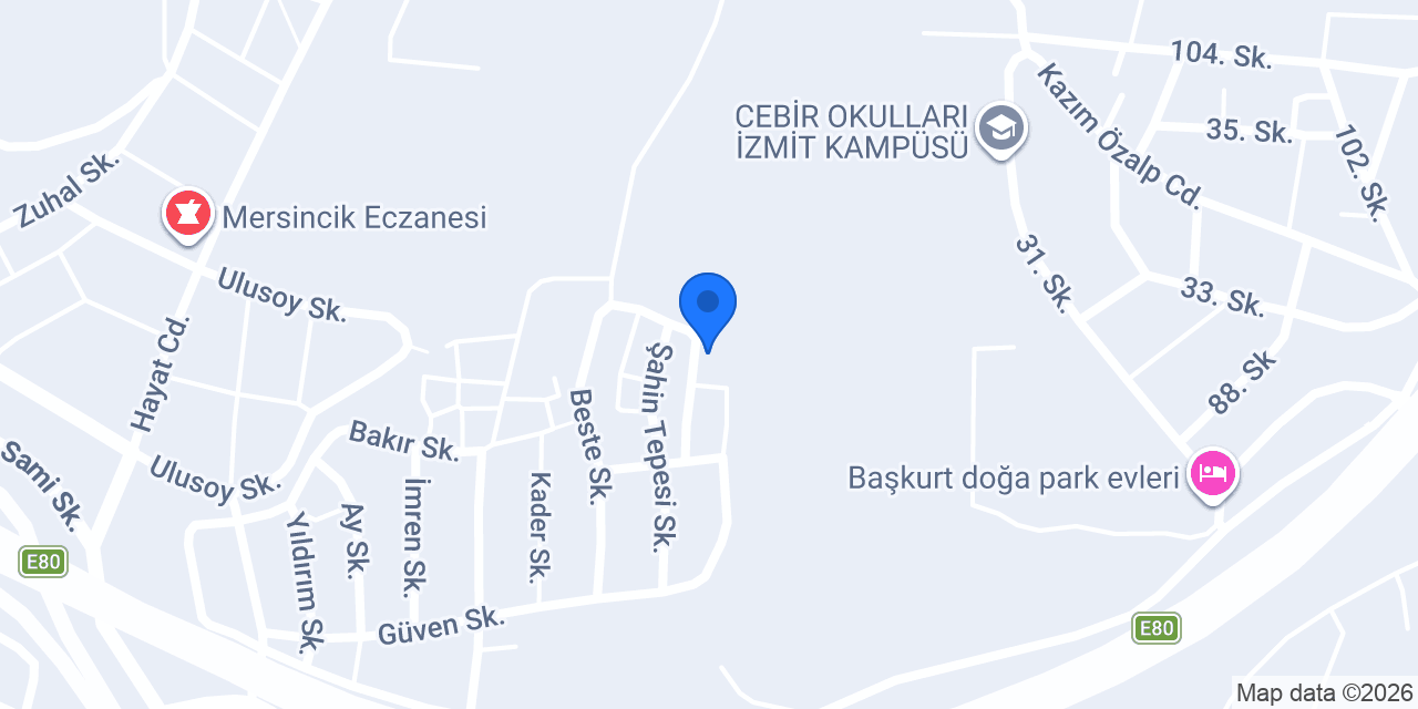 Çınar Vadisi Konutları konumu