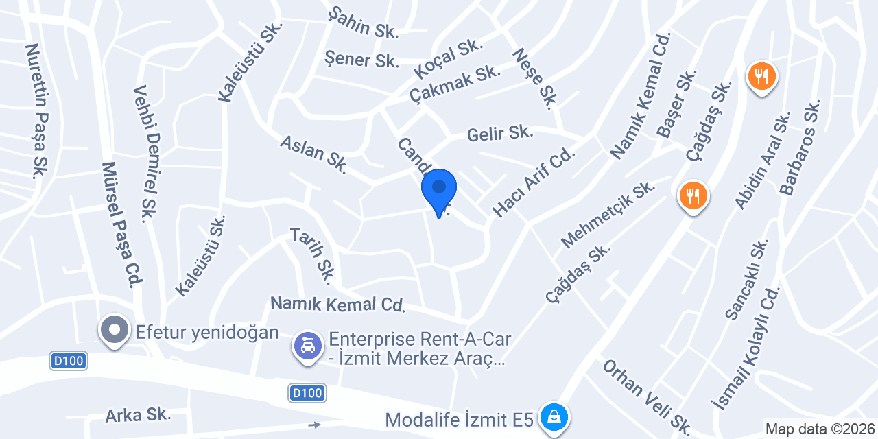 DT MÜHENDİSLİK konumu