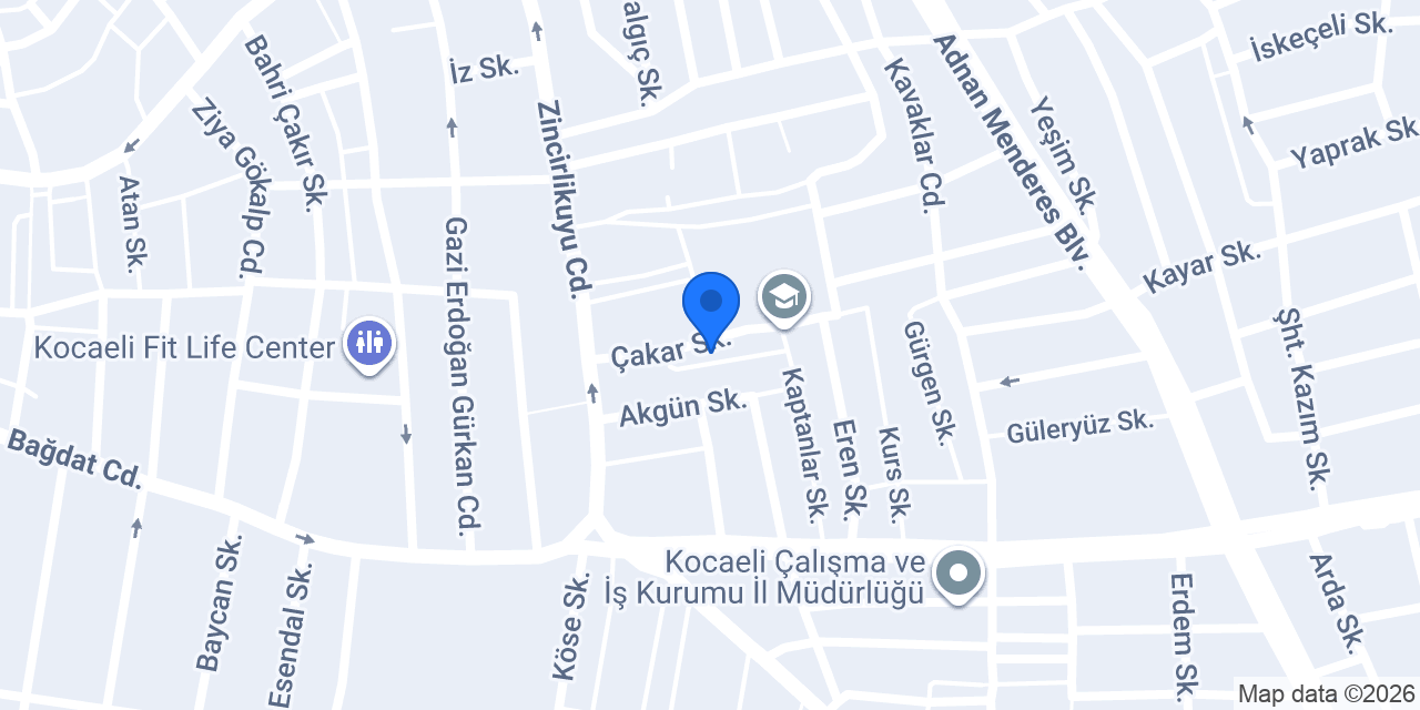 Smt İzmit Elektrik konumu