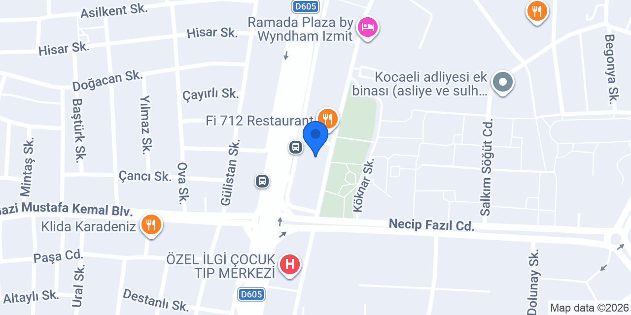 Beyaz Sandal konumu