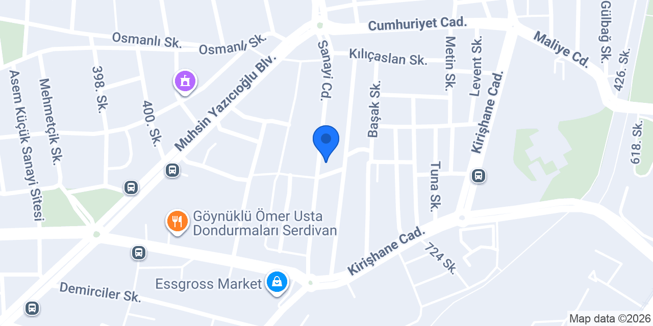 Türkyolu Oto Lastik konumu