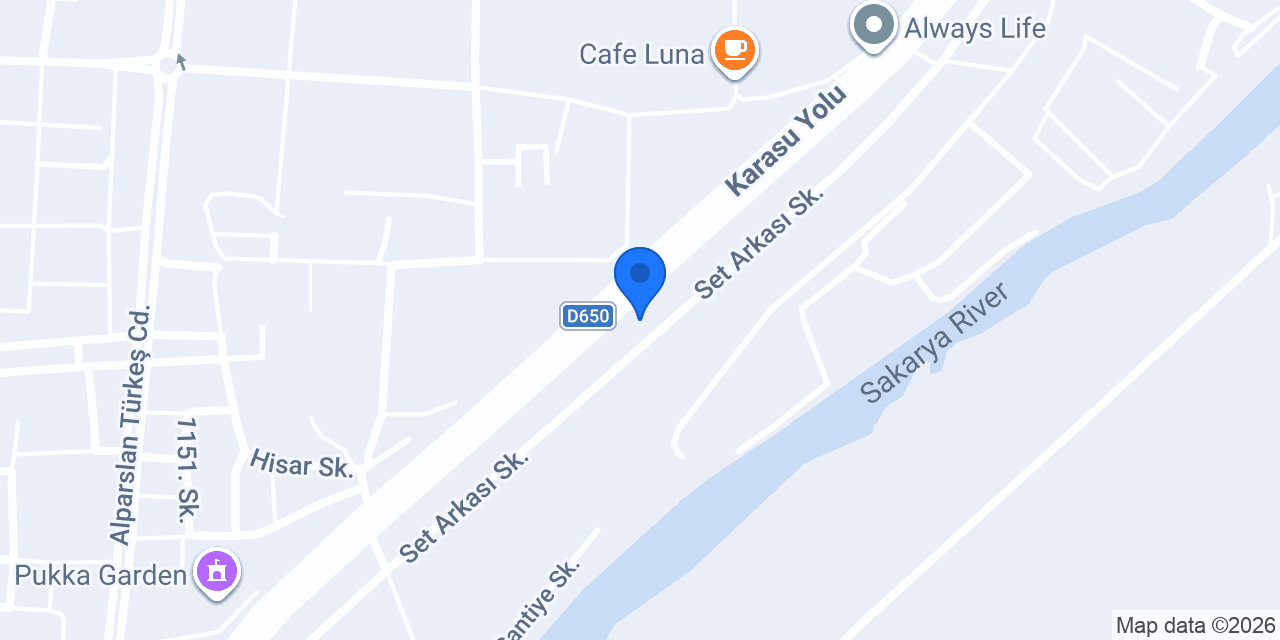 Altınoran Dekorasyon konumu