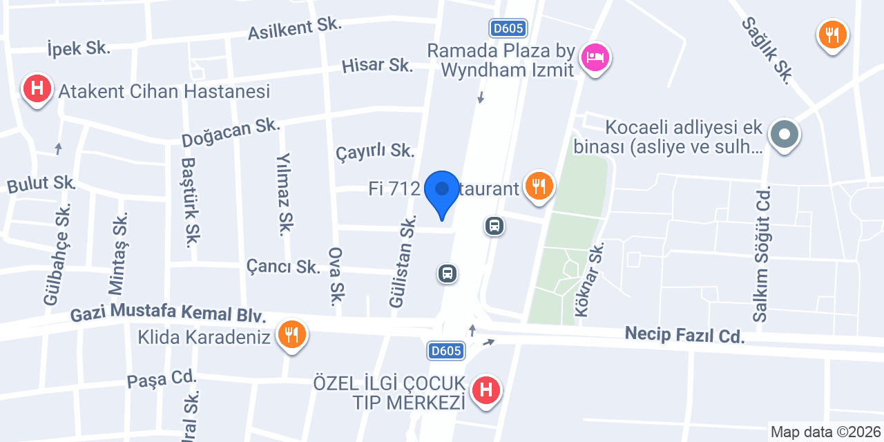 KUZENLER EMLAK konumu