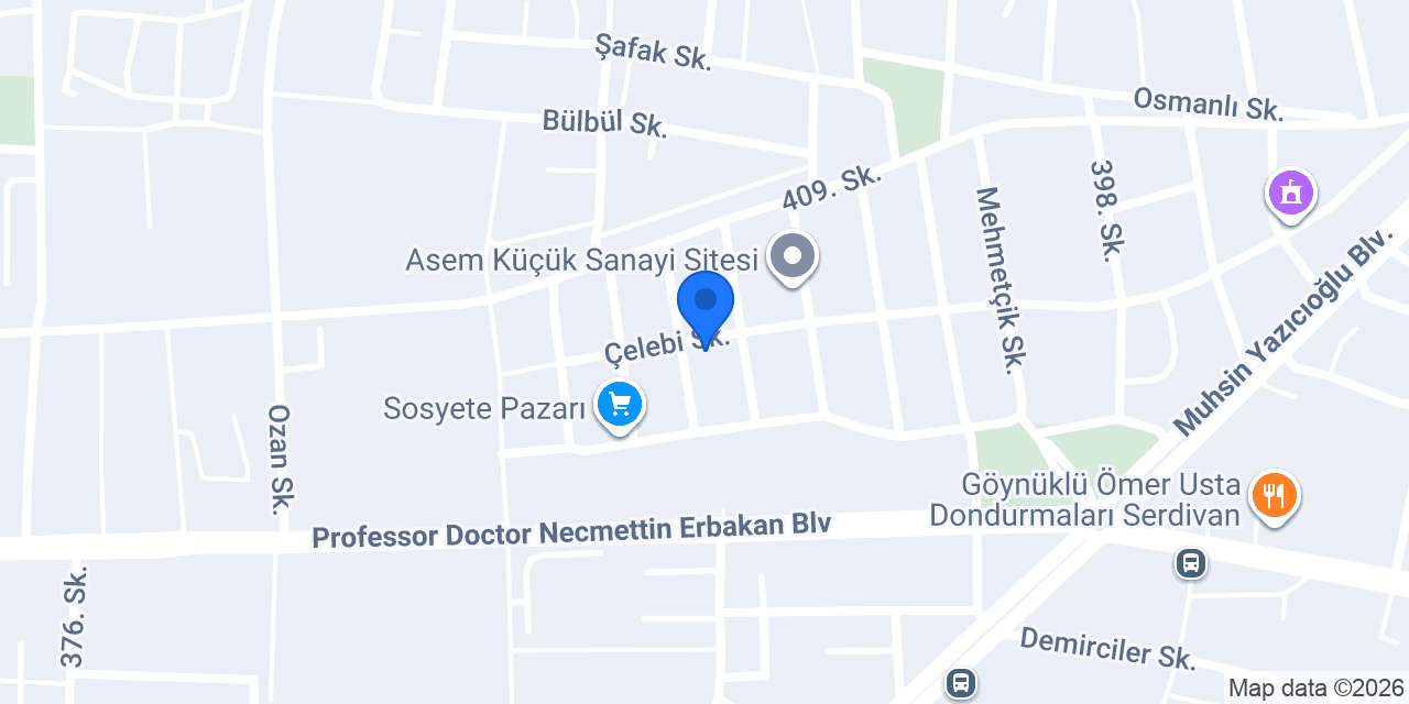 Piramit Mobilya Aksesuar konumu