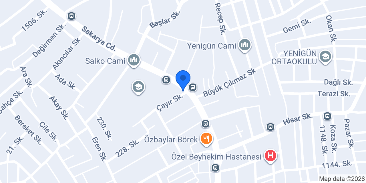 Sakarya Özel Güvenlik Şube Müdürlüğü konumu