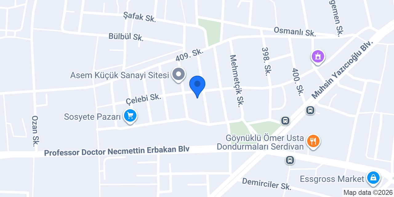 ÇOKAL GARDEN konumu