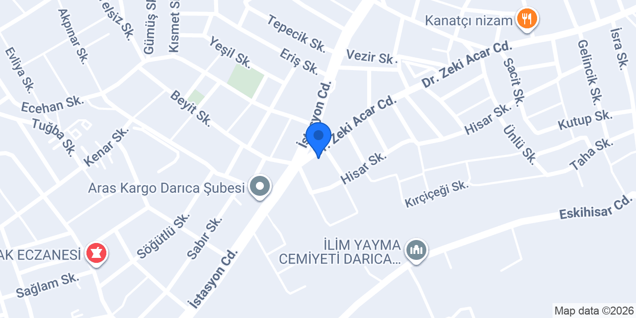 Önem Avize konumu